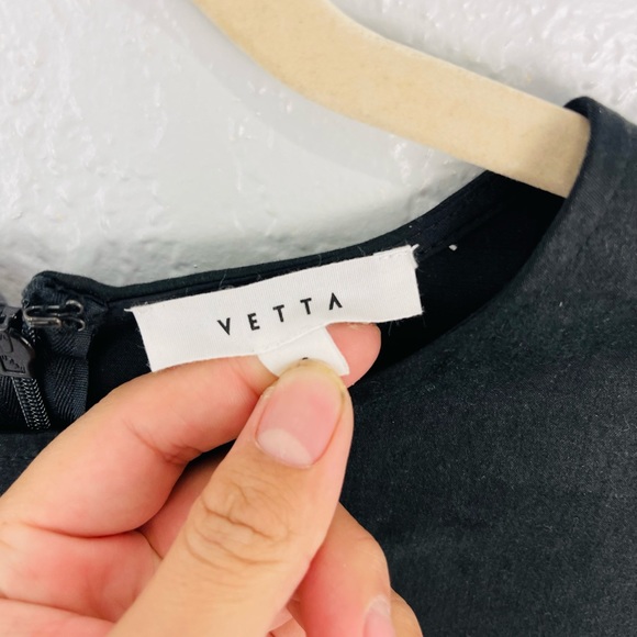 Vetta Charcoal Grey Professional Tencel Mini Dress - Picture 4 of 10